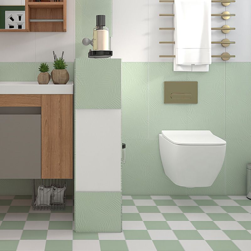 Square Ceramic Matte Straight Edge Singular Tile Spanish Bathroom Floor Clearhalo 'Floor Tiles & Wall Tiles' 'floor_tiles_wall_tiles' 'Flooring 'Home Improvement' 'home_improvement' 'home_improvement_floor_tiles_wall_tiles' Walls and Ceiling' 1200x1200_6cc346ef-c54f-4235-85a6-af8546b8d64d