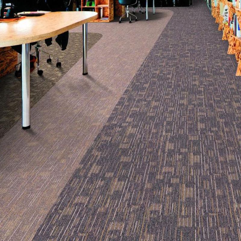 Loose Lay Indoor Carpet Tiles Dark Color Non-Skid Level Loop Carpet Tile Clearhalo 'Carpet Tiles & Carpet Squares' 'carpet_tiles_carpet_squares' 'Flooring 'Home Improvement' 'home_improvement' 'home_improvement_carpet_tiles_carpet_squares' Walls and Ceiling' 1200x1200_6cc43e02-cba9-43e4-a062-034ad83b134e