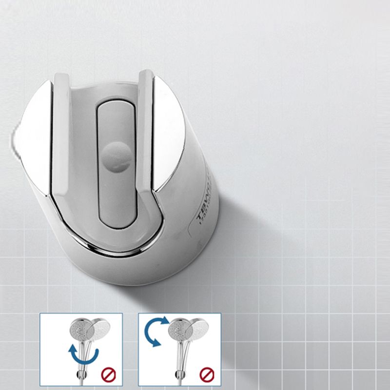 Contemporary Shower Head Round Handheld Shower Head in Bathroom Clearhalo 'Bathroom Remodel & Bathroom Fixtures' 'Home Improvement' 'home_improvement' 'home_improvement_shower_heads' 'Shower Heads' 'shower_heads' 'Showers & Bathtubs Plumbing' 'Showers & Bathtubs' 1200x1200_6cc8bf35-96ad-47fc-bd4d-a3c791d18487