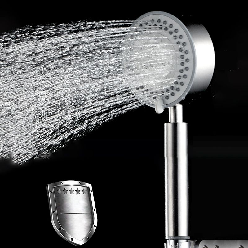 Contemporary Showerhead 304 Stainless Steel Round Hand Shower Clearhalo 'Bathroom Remodel & Bathroom Fixtures' 'Home Improvement' 'home_improvement' 'home_improvement_shower_heads' 'Shower Heads' 'shower_heads' 'Showers & Bathtubs Plumbing' 'Showers & Bathtubs' 1200x1200_6cd116f9-e486-43ce-87c7-fd5050e7eeff