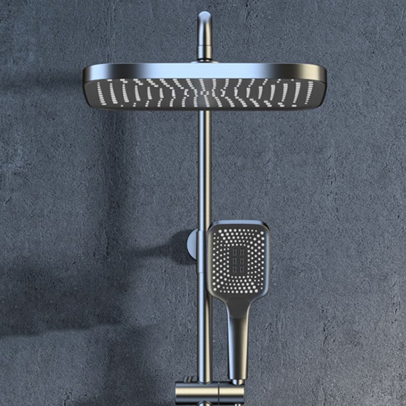 Modern Wall Mounted Adjustable Water Flow Shower Faucet Shower Hose Shower System Clearhalo 'Bathroom Remodel & Bathroom Fixtures' 'Home Improvement' 'home_improvement' 'home_improvement_shower_faucets' 'Shower Faucets & Systems' 'shower_faucets' 'Showers & Bathtubs Plumbing' 'Showers & Bathtubs' 1200x1200_6cf0255b-57fc-48dc-9dff-9469154935f9