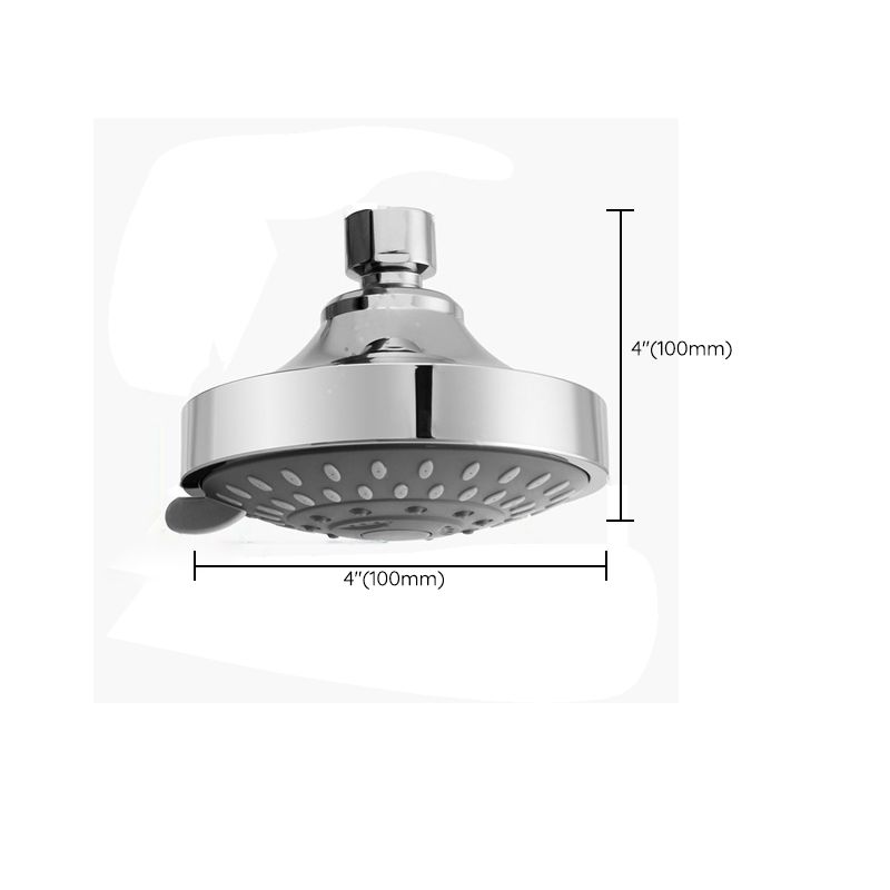 Contemporary Style Handheld Shower Head Wall-Mount Round Shower Head Clearhalo 'Bathroom Remodel & Bathroom Fixtures' 'Home Improvement' 'home_improvement' 'home_improvement_shower_heads' 'Shower Heads' 'shower_heads' 'Showers & Bathtubs Plumbing' 'Showers & Bathtubs' 1200x1200_6d09d4d5-96a3-4269-975c-36e007722abb