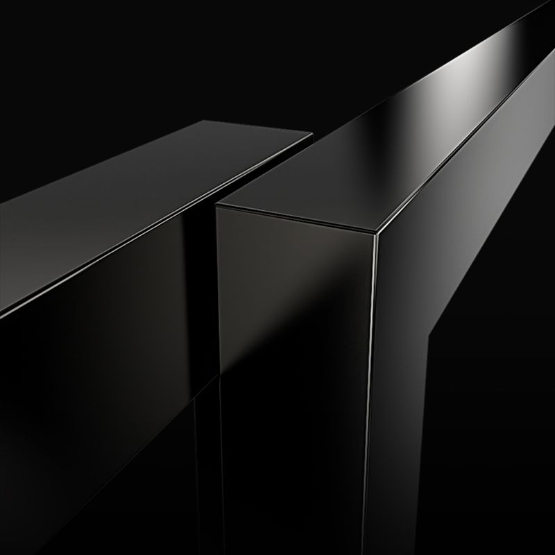 Shower Stall Black Semi-Frameless Black Corner Neo-Angle Shower Stall Clearhalo 'Bathroom Remodel & Bathroom Fixtures' 'Home Improvement' 'home_improvement' 'home_improvement_shower_stalls_enclosures' 'Shower Stalls & Enclosures' 'shower_stalls_enclosures' 'Showers & Bathtubs' 1200x1200_6d0e4226-405c-4874-a86f-4f3ecfca508e