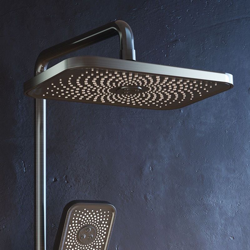 Wall Mount Shower Set Slide Bar Included Adjustable Spray Shower Combo Clearhalo 'Bathroom Remodel & Bathroom Fixtures' 'Home Improvement' 'home_improvement' 'home_improvement_shower_faucets' 'Shower Faucets & Systems' 'shower_faucets' 'Showers & Bathtubs Plumbing' 'Showers & Bathtubs' 1200x1200_6d25203c-2ca9-43cd-a825-1bfca6c63e33