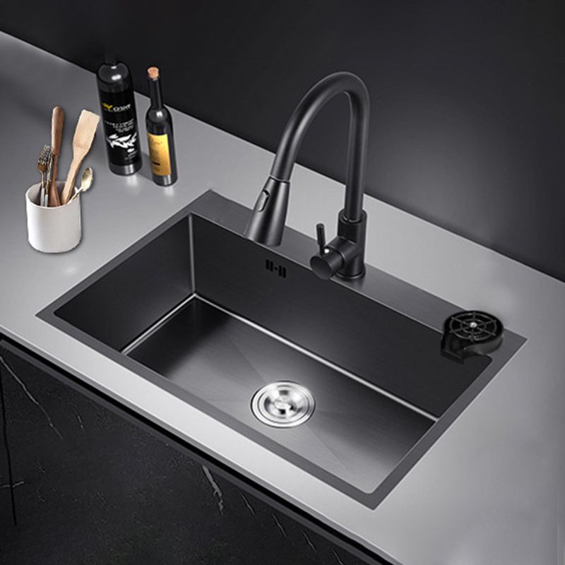 Contemporary Kitchen Sink Stainless Steel 2 Holes Drop-In Kitchen Sink Clearhalo 'Home Improvement' 'home_improvement' 'home_improvement_kitchen_sinks' 'Kitchen Remodel & Kitchen Fixtures' 'Kitchen Sinks & Faucet Components' 'Kitchen Sinks' 'kitchen_sinks' 1200x1200_6d36b4b5-a0f4-4d0b-ad3f-f765d98f959a
