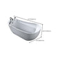 Acrylic Soaking Bathtub White Freestanding Bath for Bathroom Clearhalo 'Bathroom Remodel & Bathroom Fixtures' 'Bathtubs' 'Home Improvement' 'home_improvement' 'home_improvement_bathtubs' 'Showers & Bathtubs' 1200x1200_6d3a5247-6cb1-4021-bdb5-ce3572597ad0
