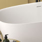 Modern Stone Oval Bathtub Freestanding Soaking Bath Tub , 22.05-inch Tall Clearhalo 'Bathroom Remodel & Bathroom Fixtures' 'Bathtubs' 'Home Improvement' 'home_improvement' 'home_improvement_bathtubs' 'Showers & Bathtubs' 1200x1200_6d4bb03a-2508-4289-ad36-ad846ee466c2