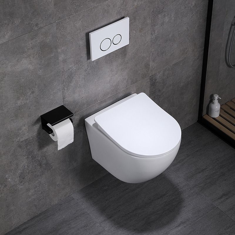 Modern Wall Hung Toilet Bowl One-Piece Urine Toilet with Seat for Washroom Clearhalo 'Bathroom Remodel & Bathroom Fixtures' 'Home Improvement' 'home_improvement' 'home_improvement_toilets' 'Toilets & Bidets' 'Toilets' 1200x1200_6d4c2bce-e650-42ed-9213-714a1d233a01