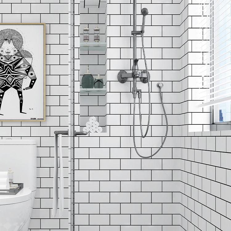 Modern Mosaic Tile Peel and Stick Backsplash Tile for Bathroom Clearhalo 'Flooring 'Home Improvement' 'home_improvement' 'home_improvement_peel_stick_blacksplash' 'Peel & Stick Backsplash Tile' 'peel_stick_blacksplash' 'Walls & Ceilings' Walls and Ceiling' 1200x1200_6da8bceb-08c6-44d9-a065-05ef933fbb9c