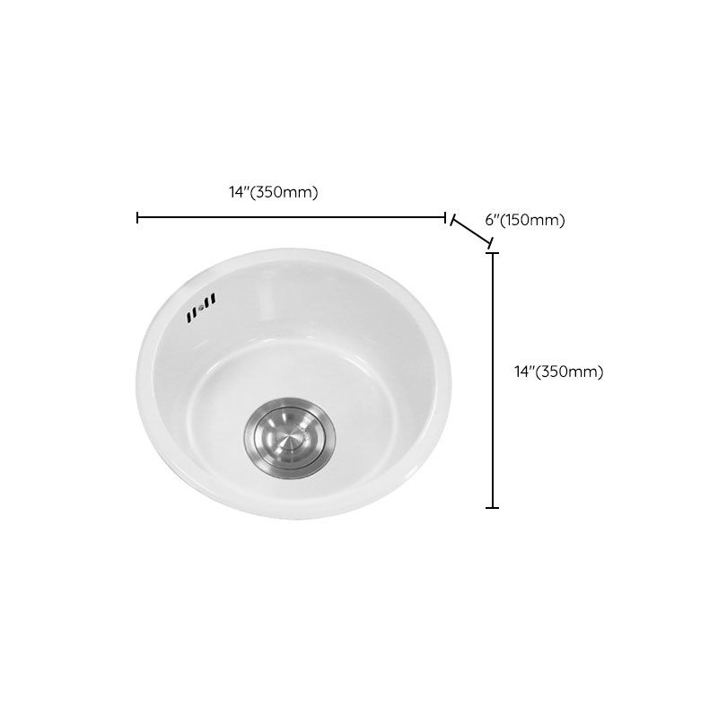 Basic Bar Sink Stainless Steel Round White Kitchen Sink with Faucet Clearhalo 'Home Improvement' 'home_improvement' 'home_improvement_kitchen_sinks' 'Kitchen Remodel & Kitchen Fixtures' 'Kitchen Sinks & Faucet Components' 'Kitchen Sinks' 'kitchen_sinks' 1200x1200_6dab6617-3304-448d-b9c3-e41fd9eb9abd