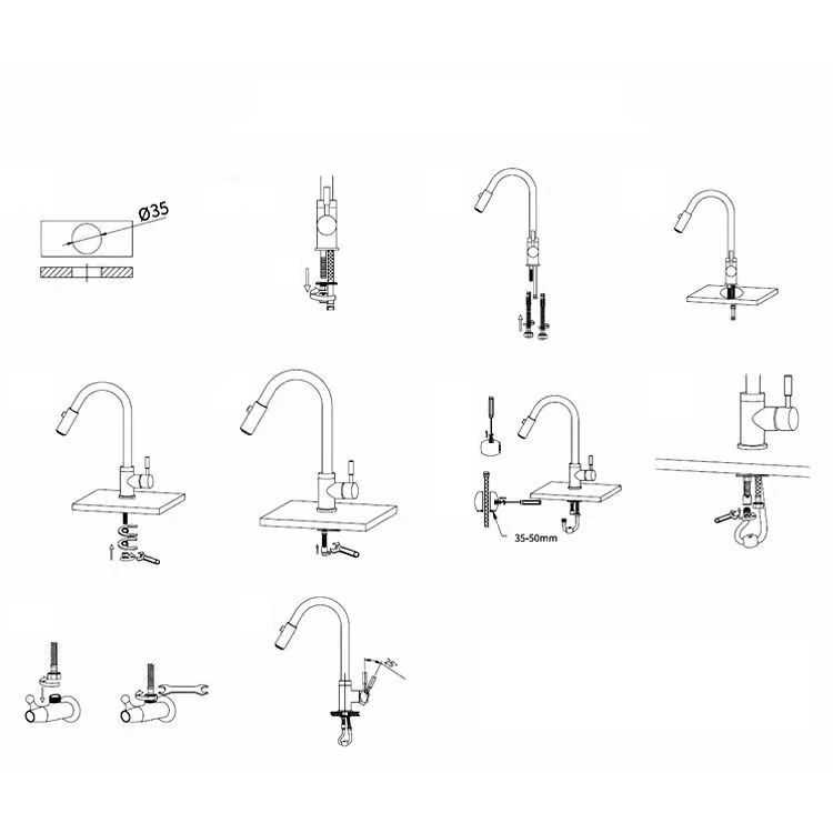 Modern 1-Handle Faucet Pull out Sprayer with Water Dispenser Faucet Clearhalo 'Home Improvement' 'home_improvement' 'home_improvement_kitchen_faucets' 'Kitchen Faucets' 'Kitchen Remodel & Kitchen Fixtures' 'Kitchen Sinks & Faucet Components' 'kitchen_faucets' 1200x1200_6db0e3e8-0d58-475a-a3cd-5a4fca906587