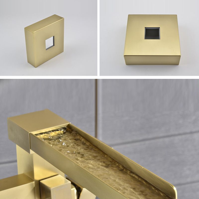 Floor Mounted Metal Freestanding Tub Filler Waterfall Freestanding Faucet with Hose Clearhalo 'Bathroom Remodel & Bathroom Fixtures' 'Bathtub Faucets' 'bathtub_faucets' 'Home Improvement' 'home_improvement' 'home_improvement_bathtub_faucets' 1200x1200_6dc791df-e9a5-4ecc-a566-876feb43bc1c