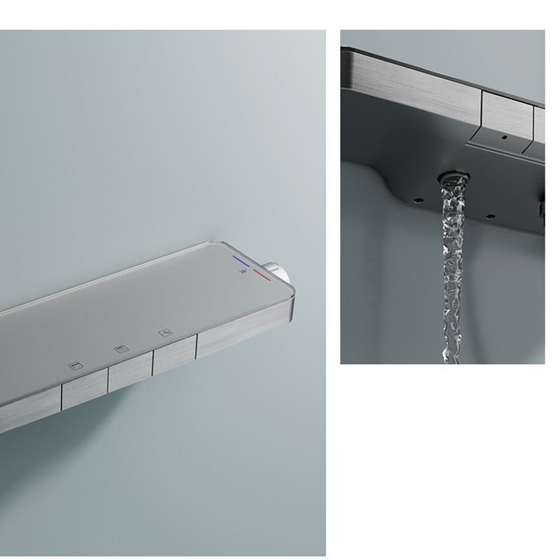 Contemporary Shower Set Handheld Shower Head Wall Mounted Shower System Clearhalo 'Bathroom Remodel & Bathroom Fixtures' 'Home Improvement' 'home_improvement' 'home_improvement_shower_faucets' 'Shower Faucets & Systems' 'shower_faucets' 'Showers & Bathtubs Plumbing' 'Showers & Bathtubs' 1200x1200_6dc86298-c2b9-4899-9d0e-742df75b0de2