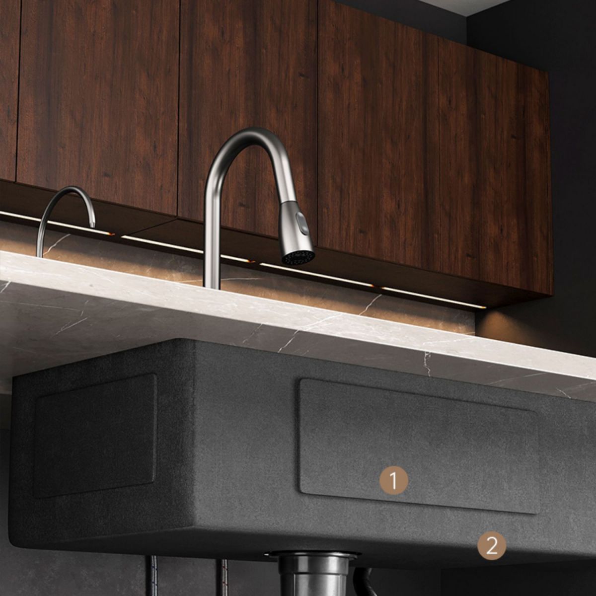 Kitchen Sink Noise-cancelling Design Modern Style Drop-In Kitchen Sink Clearhalo 'Home Improvement' 'home_improvement' 'home_improvement_kitchen_sinks' 'Kitchen Remodel & Kitchen Fixtures' 'Kitchen Sinks & Faucet Components' 'Kitchen Sinks' 'kitchen_sinks' 1200x1200_6dd7f417-79cf-4fbc-8510-1b01d751a59c
