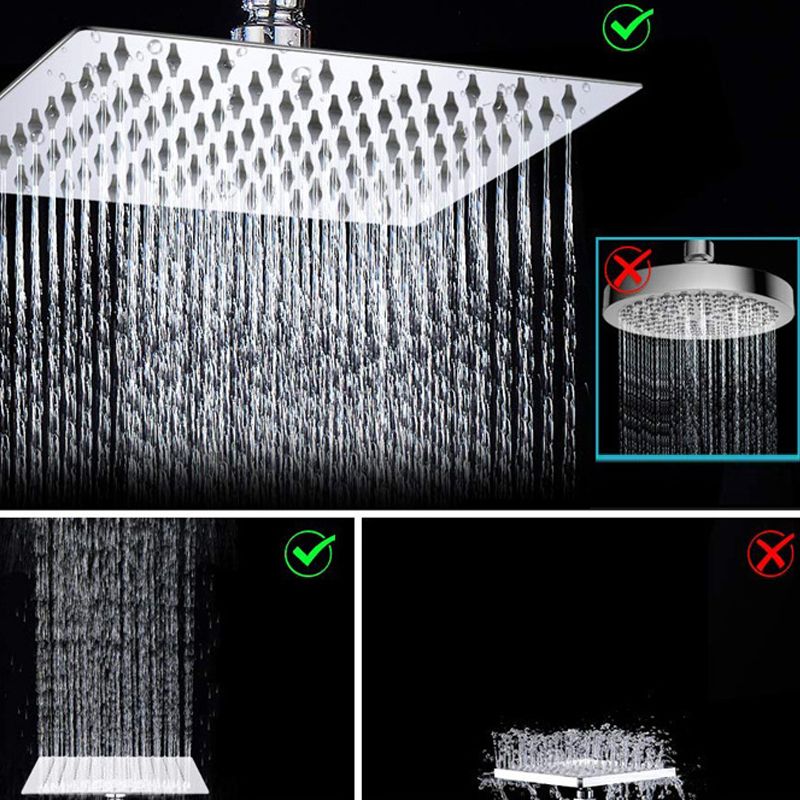 Silver Dual Shower Head 3 Setting Medium Flow Wall-Mount Showerhead Clearhalo 'Bathroom Remodel & Bathroom Fixtures' 'Home Improvement' 'home_improvement' 'home_improvement_shower_heads' 'Shower Heads' 'shower_heads' 'Showers & Bathtubs Plumbing' 'Showers & Bathtubs' 1200x1200_6dd858b4-7c60-423f-b356-7bddee4147c8