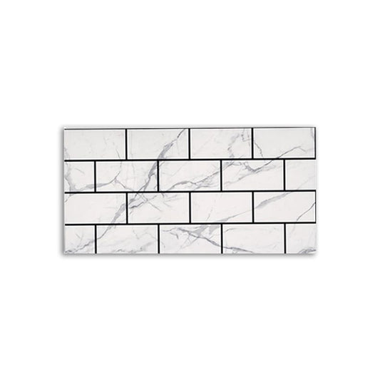 Brick Joint Peel & Stick Tile 12" x 24" Rectangular PVC Wallpaper Clearhalo 'Flooring 'Home Improvement' 'home_improvement' 'home_improvement_peel_stick_blacksplash' 'Peel & Stick Backsplash Tile' 'peel_stick_blacksplash' 'Walls & Ceilings' Walls and Ceiling' 1200x1200_6dd9473c-d8b9-4b10-a3f1-e8399c11a604