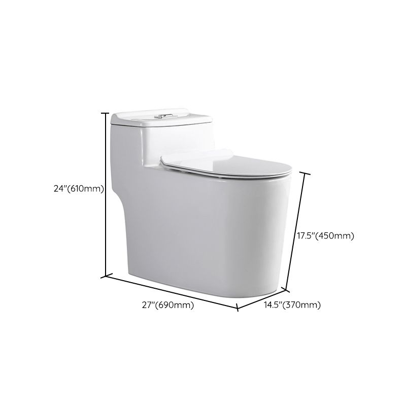 Traditional 1-Piece Toilet Bowl White Urine Toilet with Seat for Bathroom Clearhalo 'Bathroom Remodel & Bathroom Fixtures' 'Home Improvement' 'home_improvement' 'home_improvement_toilets' 'Toilets & Bidets' 'Toilets' 1200x1200_6de1cda5-63f2-4257-8e27-8f21e5939b81