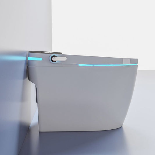 Foot Sensor Contemporary Plastic Bidets White Elongated Smart Toilet Clearhalo 'Bathroom Remodel & Bathroom Fixtures' 'Bidets' 'Home Improvement' 'home_improvement' 'home_improvement_bidets' 'Toilets & Bidets' 1200x1200_6de6787f-61de-427e-84dd-e9b0b8e4d175
