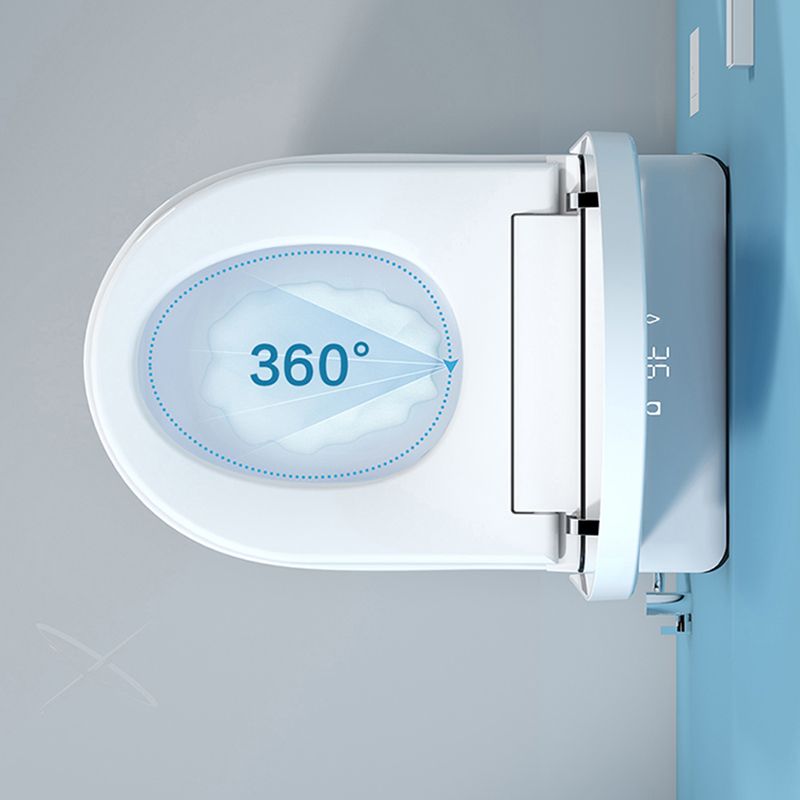 Temperature Control Wall Hung Toilet Ceramic Foot Sensor Bidet Clearhalo 'Bathroom Remodel & Bathroom Fixtures' 'Bidets' 'Home Improvement' 'home_improvement' 'home_improvement_bidets' 'Toilets & Bidets' 1200x1200_6e0e6b26-1828-4fd1-bd61-7629d3f792b3