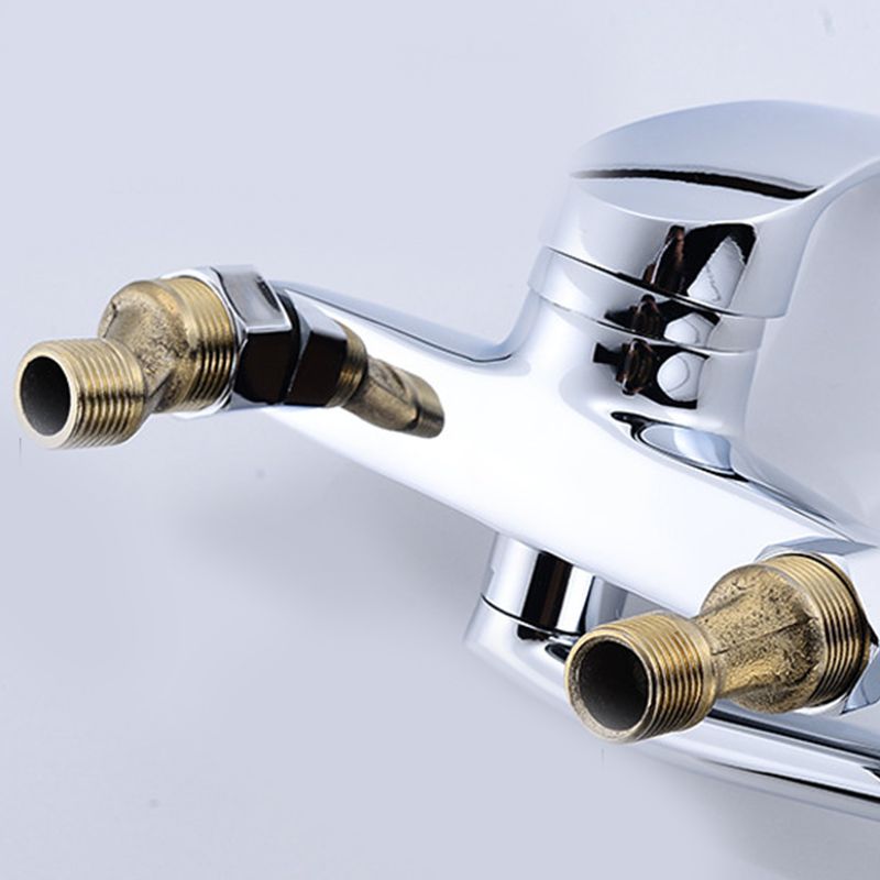 Contemporary Single Handle Kitchen Faucet Wall Mounted Two Holds Bar Faucet Clearhalo 'Home Improvement' 'home_improvement' 'home_improvement_kitchen_faucets' 'Kitchen Faucets' 'Kitchen Remodel & Kitchen Fixtures' 'Kitchen Sinks & Faucet Components' 'kitchen_faucets' 1200x1200_6e349462-0d96-4e61-91c1-4f03e803d2c8
