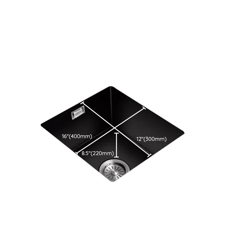 Black Kitchen Sink Ceramic Pull-out Faucet Anti-spill Rod Handle Sink Clearhalo 'Home Improvement' 'home_improvement' 'home_improvement_kitchen_sinks' 'Kitchen Remodel & Kitchen Fixtures' 'Kitchen Sinks & Faucet Components' 'Kitchen Sinks' 'kitchen_sinks' 1200x1200_6e47dcea-4dd2-4170-a90a-49be10a2e24c