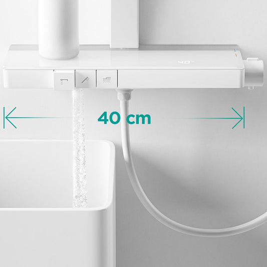 Contemporary Shower Set Adjustable Shower Head Slide Bar Wall Mounted Shower System Clearhalo 'Bathroom Remodel & Bathroom Fixtures' 'Home Improvement' 'home_improvement' 'home_improvement_shower_faucets' 'Shower Faucets & Systems' 'shower_faucets' 'Showers & Bathtubs Plumbing' 'Showers & Bathtubs' 1200x1200_6e858bea-907b-4c06-88d4-e17b5deab0cf