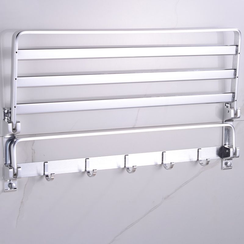 Modern 5 - Piece Bathroom Hardware Set with Triangle Bath Shelf Clearhalo 'Bathroom Hardware Sets' 'Bathroom Hardware' 'Bathroom Remodel & Bathroom Fixtures' 'bathroom_hardware_sets' 'Home Improvement' 'home_improvement' 'home_improvement_bathroom_hardware_sets' 1200x1200_6e965c44-c36b-44ca-a8d1-a1e98ede4619