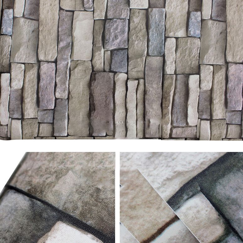 Industrial Style PVC Wall Panel Living Room Peel and Stick 3D Wall Paneling Clearhalo 'Flooring 'Home Improvement' 'home_improvement' 'home_improvement_wall_paneling' 'Wall Paneling' 'wall_paneling' 'Walls & Ceilings' Walls and Ceiling' 1200x1200_6eaeec58-d027-4b52-bf47-68146c49b219