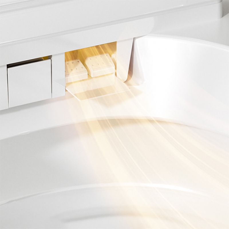 Contemporary Floor Mount Bidet Elongated Ceramic Heated Seat White Dryer Clearhalo 'Bathroom Remodel & Bathroom Fixtures' 'Bidets' 'Home Improvement' 'home_improvement' 'home_improvement_bidets' 'Toilets & Bidets' 1200x1200_6ebe931a-e3dd-4378-b34c-335eb90b568c