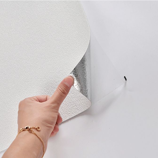 Contemporary Pearl Wainscoting PVC Wall Access Panel Peel and Stick Foam Baseboard Clearhalo 'Flooring 'Home Improvement' 'home_improvement' 'home_improvement_wall_paneling' 'Wall Paneling' 'wall_paneling' 'Walls & Ceilings' Walls and Ceiling' 1200x1200_6ec04c20-f250-4ef7-ae6c-e499e9ff316f