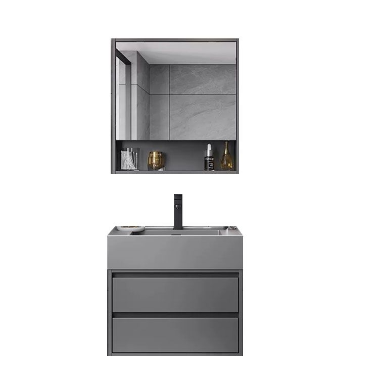 Grey Modern Wood Wall Mounted Standard Bathroom Vanity Set with Sink Clearhalo 'Bathroom Remodel & Bathroom Fixtures' 'Bathroom Vanities' 'bathroom_vanities' 'Home Improvement' 'home_improvement' 'home_improvement_bathroom_vanities' 1200x1200_6ec8b5bd-1a44-4252-b0c9-76f5060cbba3
