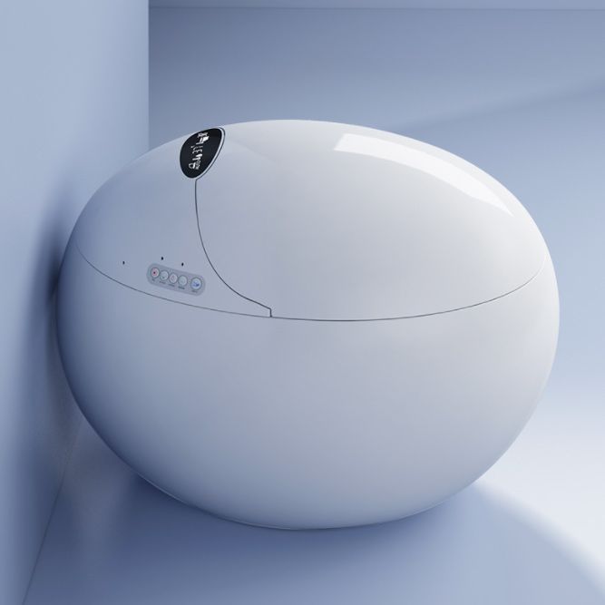 Round One-Piece Smart Toilet Bidet White All-In-One Toilet Bidet Clearhalo 'Bathroom Remodel & Bathroom Fixtures' 'Bidets' 'Home Improvement' 'home_improvement' 'home_improvement_bidets' 'Toilets & Bidets' 1200x1200_6eec400e-6df8-47ca-b3bf-af60a01163f9