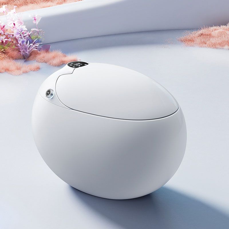 21.25" H Electronic Toilet Elongated Floor Mount Bidet in White Clearhalo 'Bathroom Remodel & Bathroom Fixtures' 'Bidets' 'Home Improvement' 'home_improvement' 'home_improvement_bidets' 'Toilets & Bidets' 1200x1200_6ef0a80b-34f6-40db-9ed1-97d7af03c0b7