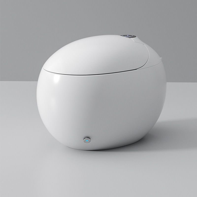 White Round Floor Mount Bidet Antimicrobial Floor Standing Bidet Clearhalo 'Bathroom Remodel & Bathroom Fixtures' 'Bidets' 'Home Improvement' 'home_improvement' 'home_improvement_bidets' 'Toilets & Bidets' 1200x1200_6f0c5be3-f10c-47a4-9346-4a65c60a5def