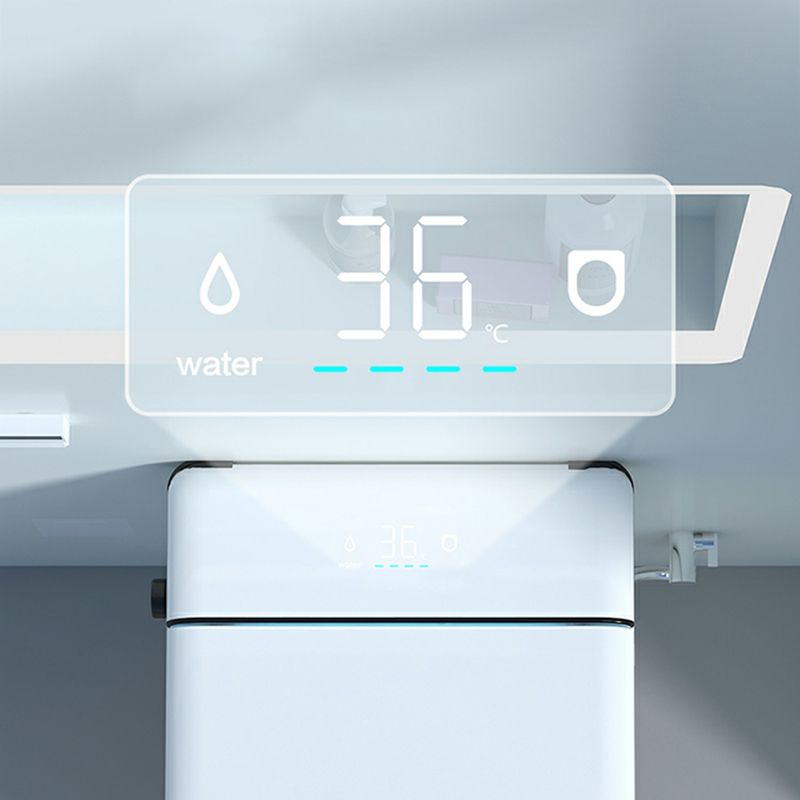 Wall Mount Bidet White Heated Seat Ceramic Rust Resistant Elongated with Dryer Clearhalo 'Bathroom Remodel & Bathroom Fixtures' 'Bidets' 'Home Improvement' 'home_improvement' 'home_improvement_bidets' 'Toilets & Bidets' 1200x1200_6f1b2f3a-4187-46a4-a64a-549441e1407f