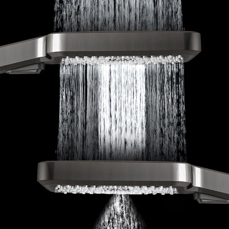Modern Brass Shower System Adjustable Spray Pattern Shower Set Clearhalo 'Bathroom Remodel & Bathroom Fixtures' 'Home Improvement' 'home_improvement' 'home_improvement_shower_faucets' 'Shower Faucets & Systems' 'shower_faucets' 'Showers & Bathtubs Plumbing' 'Showers & Bathtubs' 1200x1200_6f1ef1f5-5987-4658-a227-505b265b5ae8