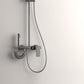 Contemporary Wall Mounted Shower System Slide Bar Included Shower Set Clearhalo 'Bathroom Remodel & Bathroom Fixtures' 'Home Improvement' 'home_improvement' 'home_improvement_shower_faucets' 'Shower Faucets & Systems' 'shower_faucets' 'Showers & Bathtubs Plumbing' 'Showers & Bathtubs' 1200x1200_6f2a1f4a-b770-40ef-9234-7a09ec8a3db5