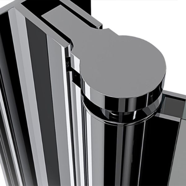 Tempered Shower Bath Door Frameless Bi-Fold Scratch Resistant Shower Doors Clearhalo 'Bathroom Remodel & Bathroom Fixtures' 'Home Improvement' 'home_improvement' 'home_improvement_shower_tub_doors' 'Shower and Tub Doors' 'shower_tub_doors' 'Showers & Bathtubs' 1200x1200_6f58f63f-2cf5-47df-adc3-da85675eace7