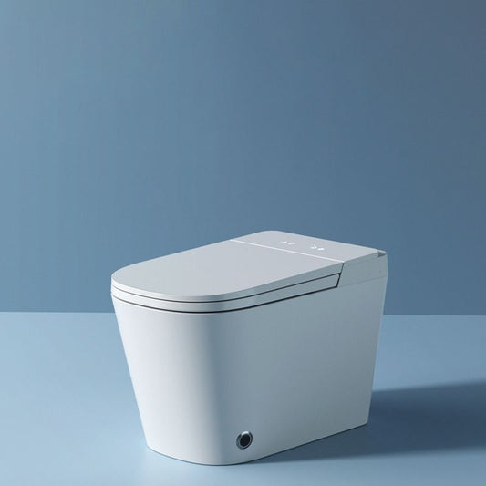 Modern Siphon Jet Toilet Bowl Floor Mount Skirted Toilet with Toilet Seat Clearhalo 'Bathroom Remodel & Bathroom Fixtures' 'Home Improvement' 'home_improvement' 'home_improvement_toilets' 'Toilets & Bidets' 'Toilets' 1200x1200_6f5fb762-4c28-4353-be4f-d88794ec44cd