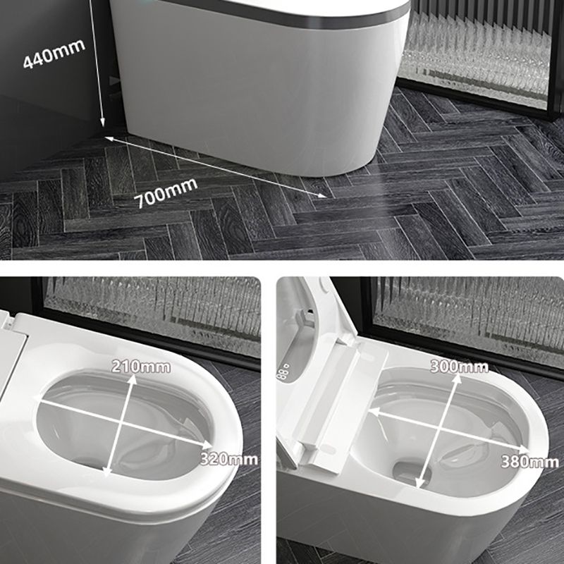 Contemporary Siphon Jet Toilet Bowl Polished Finish All-In-One Toilet Clearhalo 'Bathroom Remodel & Bathroom Fixtures' 'Home Improvement' 'home_improvement' 'home_improvement_toilets' 'Toilets & Bidets' 'Toilets' 1200x1200_6f6540a8-aeb5-4b5f-b4c7-722351c67318