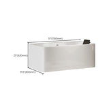 White Rectangular Bath Freestanding Acrylic Back to Wall Bathtub Clearhalo 'Bathroom Remodel & Bathroom Fixtures' 'Bathtubs' 'Home Improvement' 'home_improvement' 'home_improvement_bathtubs' 'Showers & Bathtubs' 1200x1200_6f67738b-714d-4522-a1f8-20dc5bb5218f