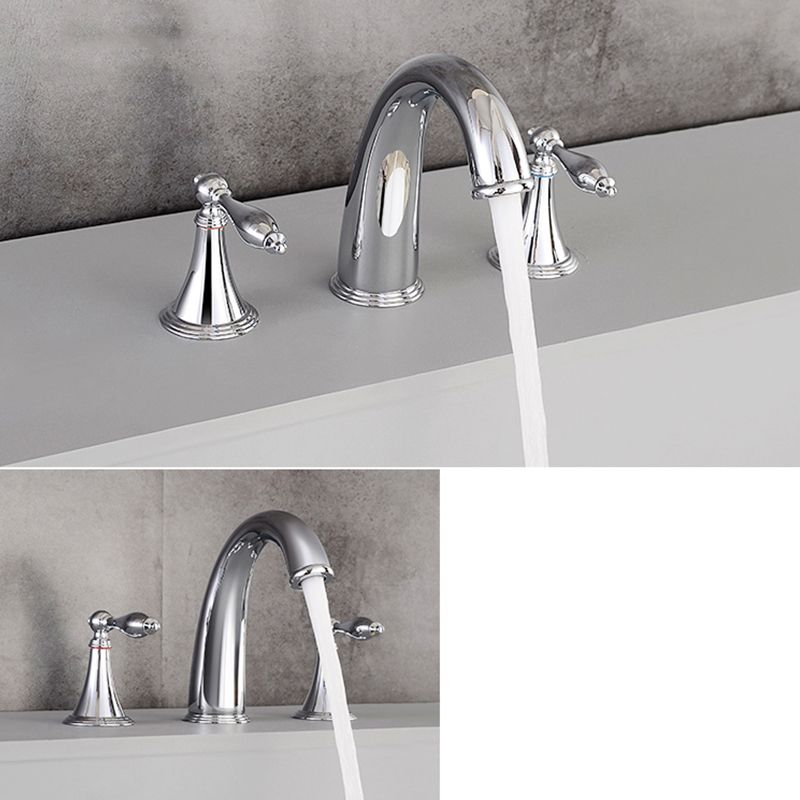 Traditional Style Roman Tub Faucet Copper Deck-Mount Roman Tub Faucet Clearhalo 'Bathroom Remodel & Bathroom Fixtures' 'Bathtub Faucets' 'bathtub_faucets' 'Home Improvement' 'home_improvement' 'home_improvement_bathtub_faucets' 1200x1200_6f69e169-1970-4fe4-a3d9-145e729b4e6b