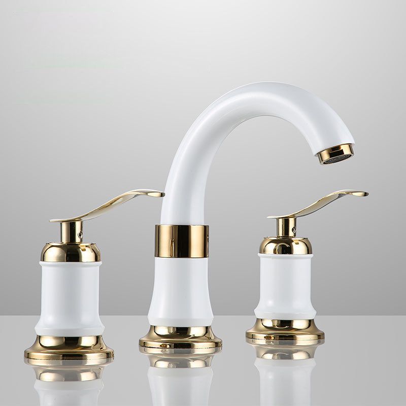 Modern Vessel Faucet Metal Lever Handles Low Arc Vessel Faucet for Home Clearhalo 'Bathroom Remodel & Bathroom Fixtures' 'Bathroom Sink Faucets' 'Bathroom Sinks & Faucet Components' 'bathroom_sink_faucets' 'Home Improvement' 'home_improvement' 'home_improvement_bathroom_sink_faucets' 1200x1200_6f7c3da8-9342-4bad-af10-6a1a6ae5856f