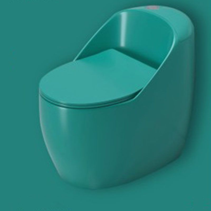 1-Piece Round Toilet Bowl 1.2 GPF Siphon Jet Flush Toilet for Bathroom Clearhalo 'Bathroom Remodel & Bathroom Fixtures' 'Home Improvement' 'home_improvement' 'home_improvement_toilets' 'Toilets & Bidets' 'Toilets' 1200x1200_6fa0ba1d-32d3-49b0-b53f-4532a68fa999