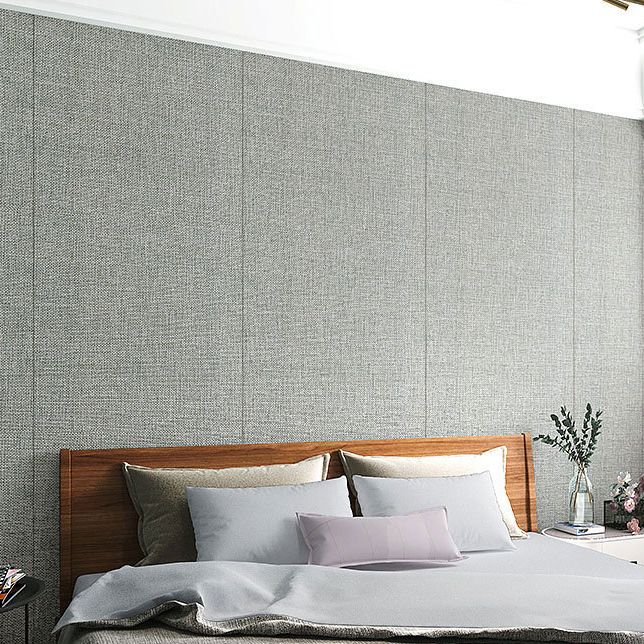 Contemporary Style Wall Panel Linen Living Room Peel and Stick Wall Paneling Clearhalo 'Flooring 'Home Improvement' 'home_improvement' 'home_improvement_wall_paneling' 'Wall Paneling' 'wall_paneling' 'Walls & Ceilings' Walls and Ceiling' 1200x1200_6fb17c1e-f541-4b61-b01a-5fc87293489f
