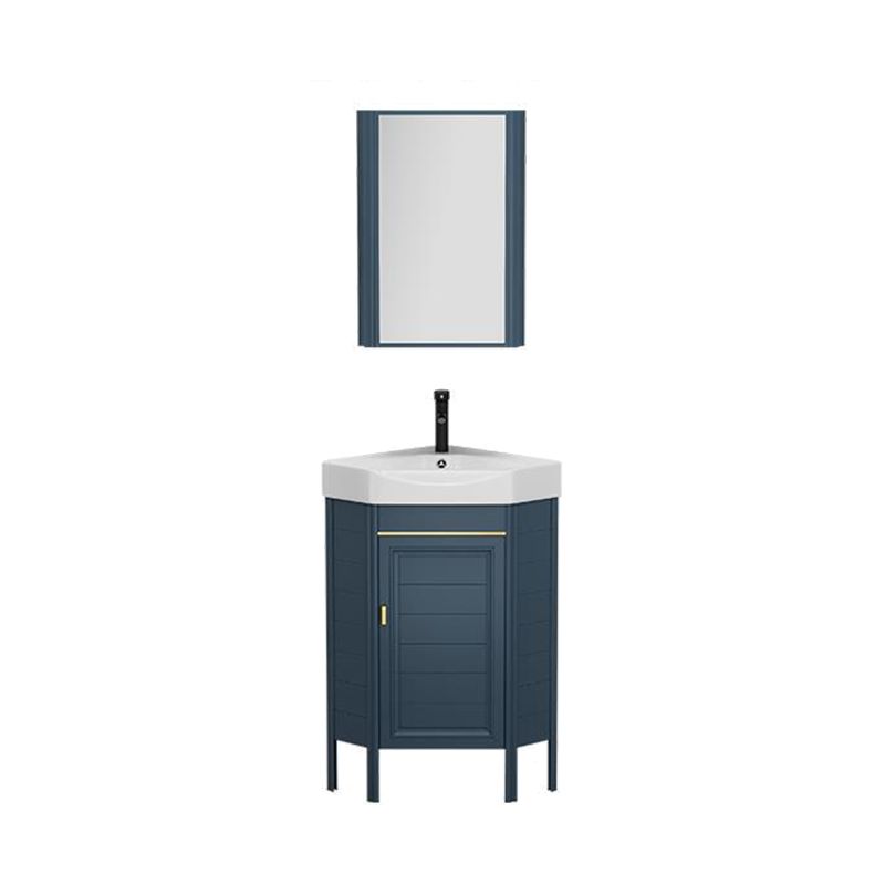 Gorgeous Sink Cabinet Blue Tone Free-standing Corner Bathroom Vanity Clearhalo 'Bathroom Remodel & Bathroom Fixtures' 'Bathroom Vanities' 'bathroom_vanities' 'Home Improvement' 'home_improvement' 'home_improvement_bathroom_vanities' 1200x1200_6fb3cfc8-97c7-431e-b86d-0227465a05c3