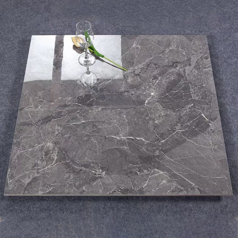 Wall & Floor Tile Marble Print Living Room Porcelain Square Indoor Floor Tile Clearhalo 'Floor Tiles & Wall Tiles' 'floor_tiles_wall_tiles' 'Flooring 'Home Improvement' 'home_improvement' 'home_improvement_floor_tiles_wall_tiles' Walls and Ceiling' 1200x1200_6fb4b3cf-49dc-4dc8-9a93-aa1c18908bce