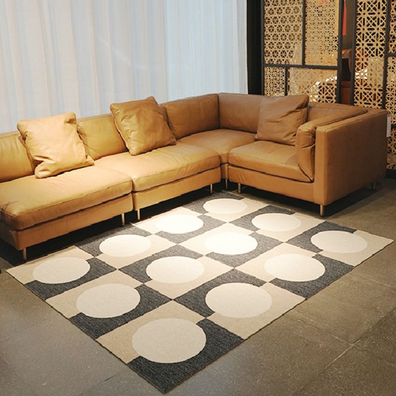 20" X 20" Carpet Tile Geometric Print Level Cut and Loop Non-Skid Living Room Carpet Tile Clearhalo 'Carpet Tiles & Carpet Squares' 'carpet_tiles_carpet_squares' 'Flooring 'Home Improvement' 'home_improvement' 'home_improvement_carpet_tiles_carpet_squares' Walls and Ceiling' 1200x1200_6fca1d68-93b1-4da9-ac44-4afcfb275778
