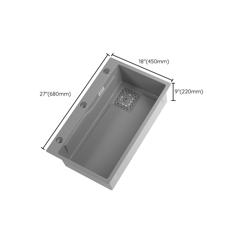 Modern Kitchen Sink Stainless Steel with Accessories and Faucet Top-Mount Kitchen Bar Sink Clearhalo 'Home Improvement' 'home_improvement' 'home_improvement_kitchen_sinks' 'Kitchen Remodel & Kitchen Fixtures' 'Kitchen Sinks & Faucet Components' 'Kitchen Sinks' 'kitchen_sinks' 1200x1200_6fd11383-9d26-4767-abfa-1da9872b3168