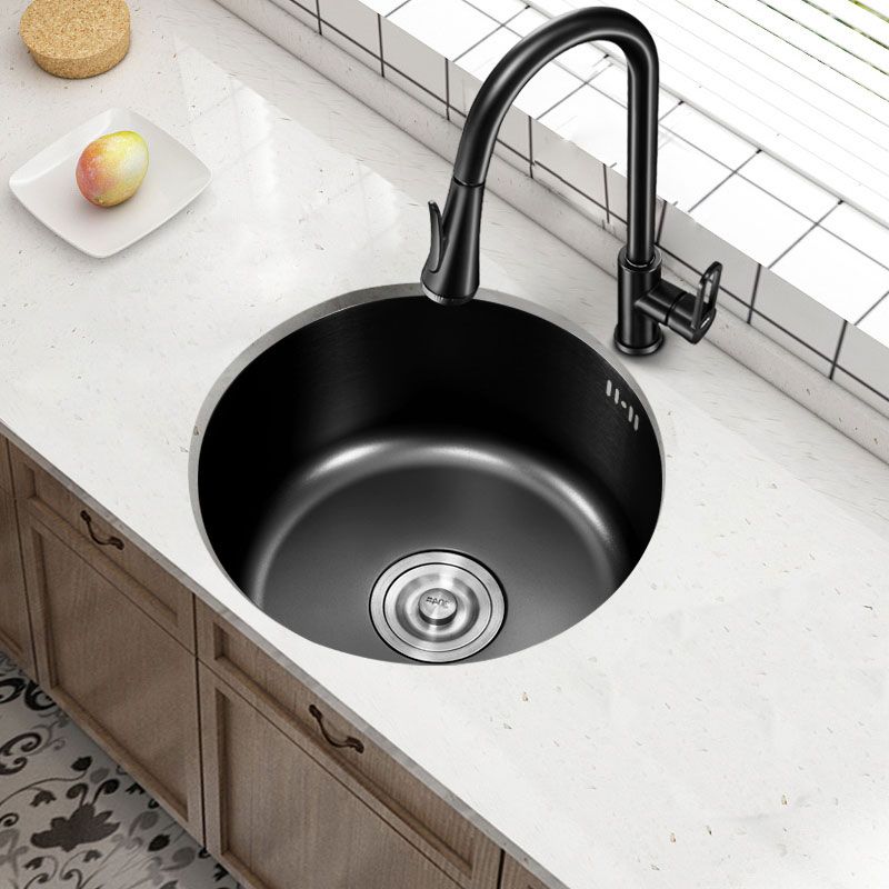 Contemporary Style Kitchen Sink Stainless Steel Kitchen Sink with Single Bowl Clearhalo 'Home Improvement' 'home_improvement' 'home_improvement_kitchen_sinks' 'Kitchen Remodel & Kitchen Fixtures' 'Kitchen Sinks & Faucet Components' 'Kitchen Sinks' 'kitchen_sinks' 1200x1200_6fe16711-552a-436c-b8f2-638f90a48ab5